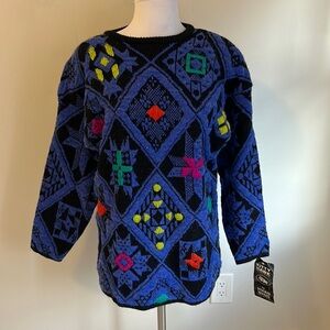 Vintage Kitty Hawk by Vivian Wang Sweater